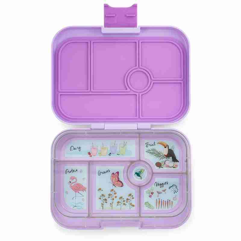 Yumbox Original 6 Compartment Bento Box: Serene Aqua - Paris Tray