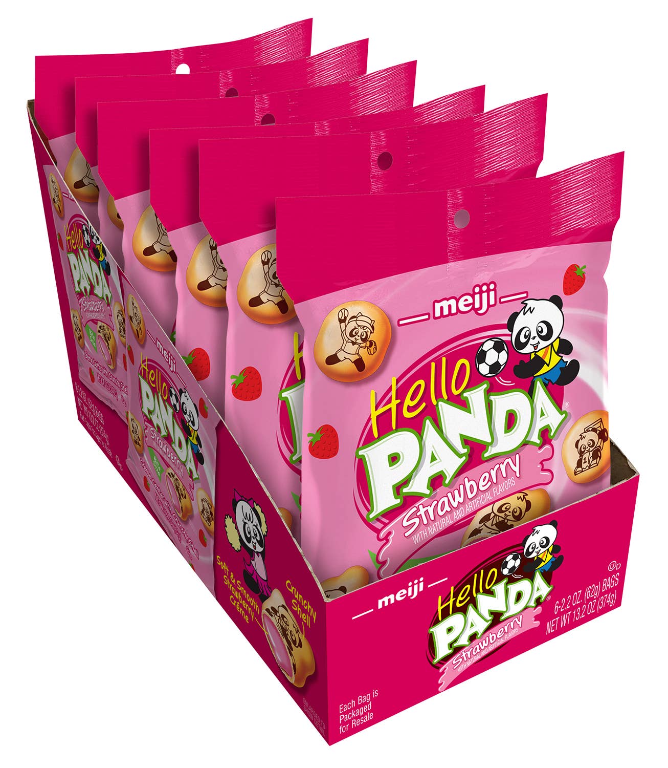 Meiji Hello Panda, Strawberry