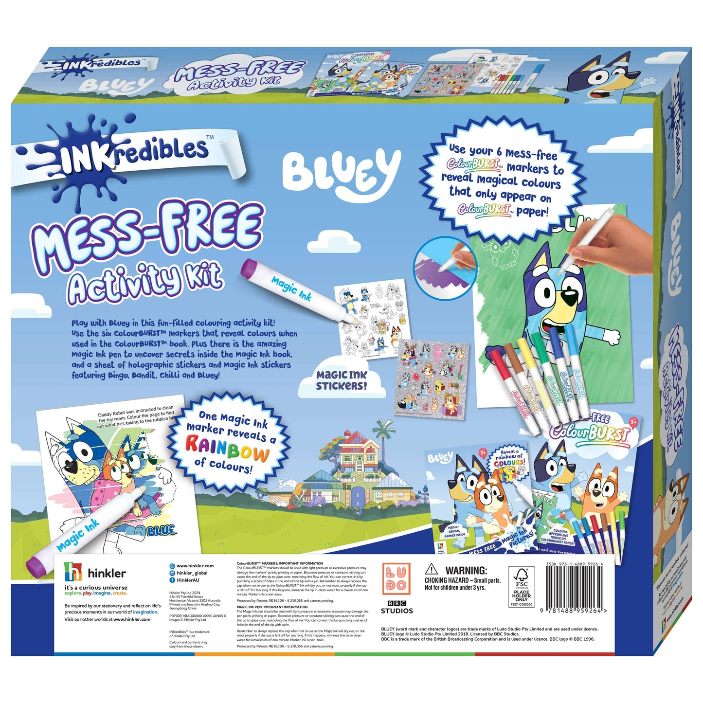 Inkredibles Activity Kit Bluey