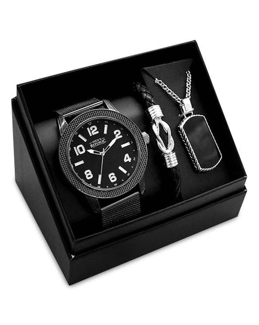 Men's Republic Watch set - Dog Tag and Bracelet