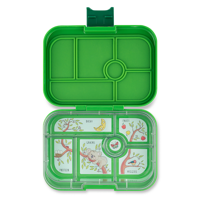 Yumbox Original 6 Compartment Bento Box: Serene Aqua - Paris Tray