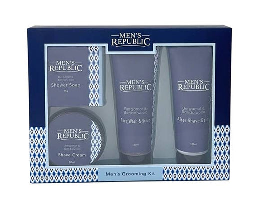 Men's Republic Grooming Kit - 4pc Shave and Cleanse