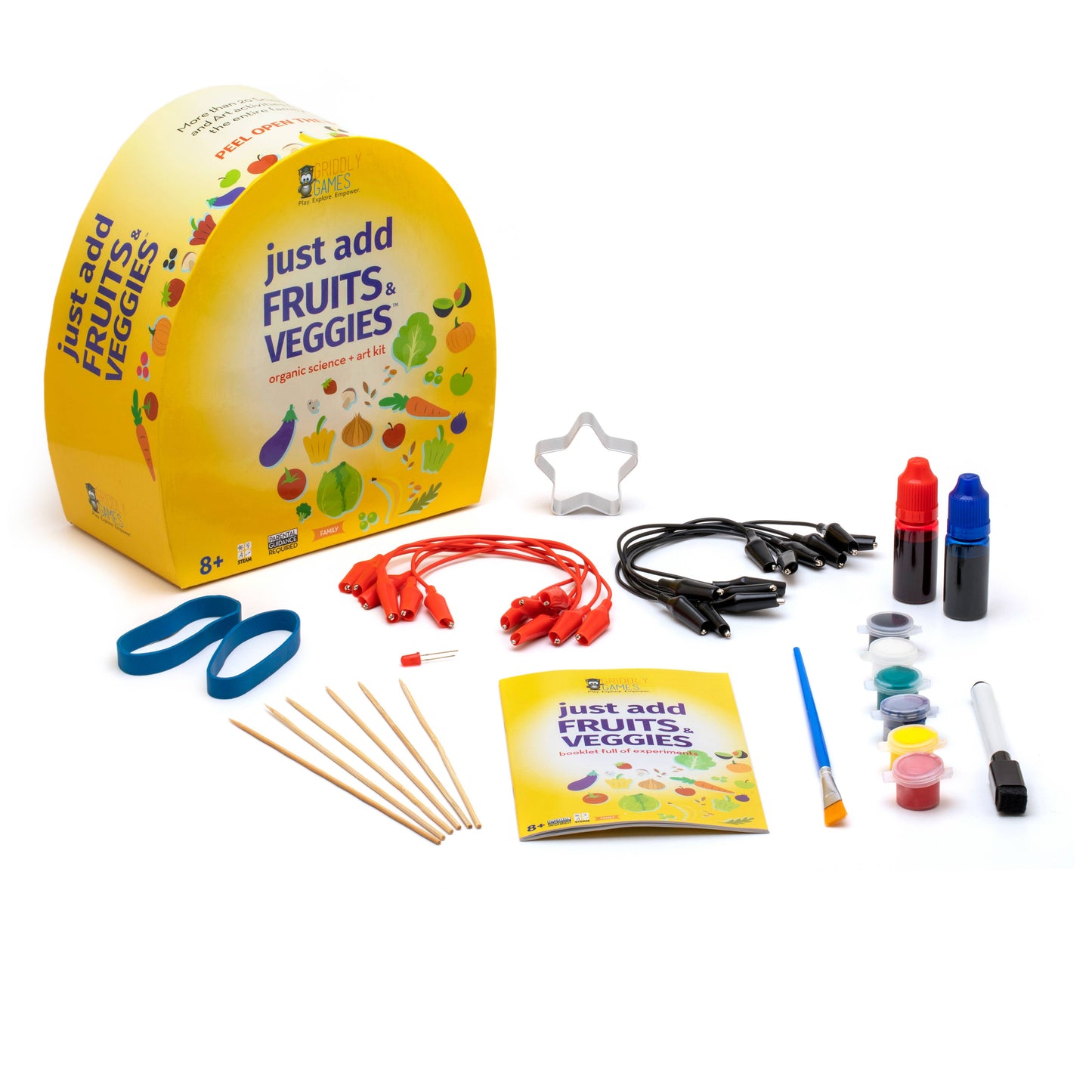 Just Add Fruits and Veggies STEAM Science & Art Kit