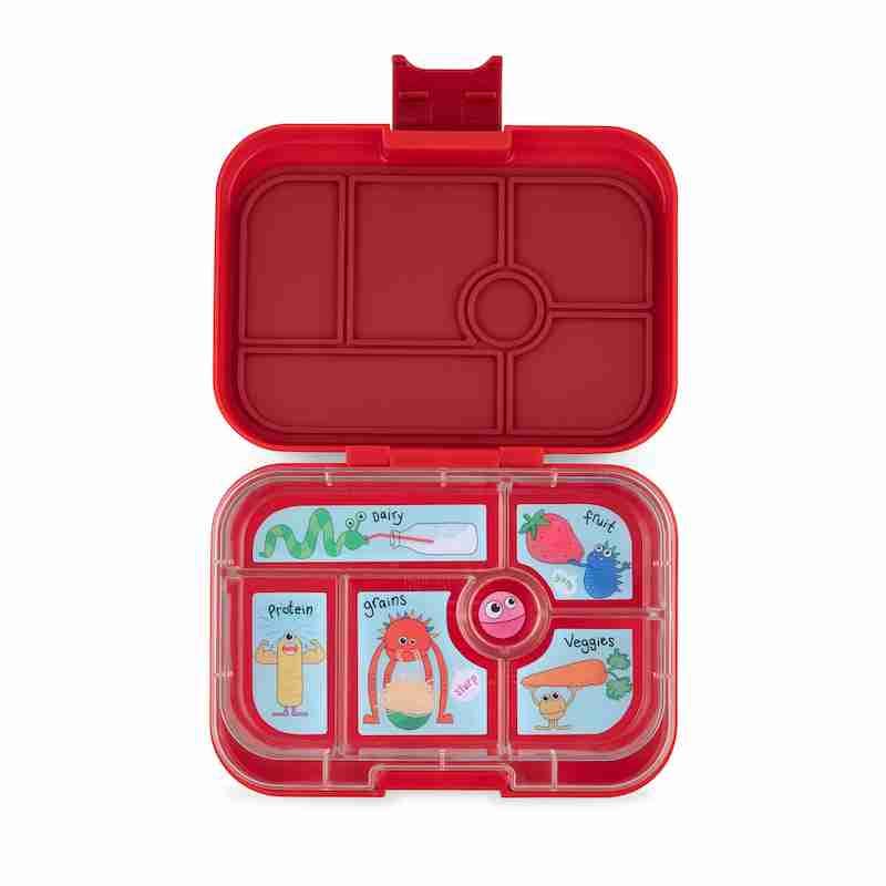 Yumbox Original 6 Compartment Bento Box: Serene Aqua - Paris Tray