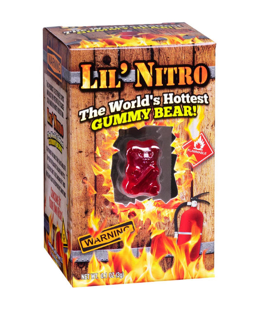 World's Hottest Gummy Bear Flamethrower Candy