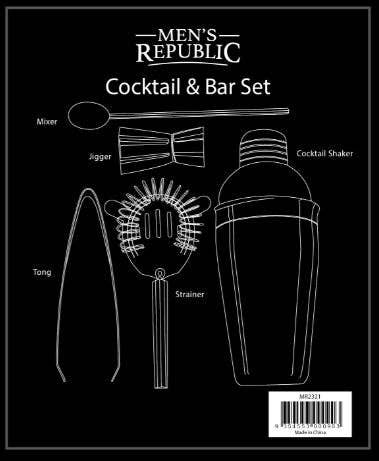 Men's Republic 5pc Cocktail and Bar Gift Set