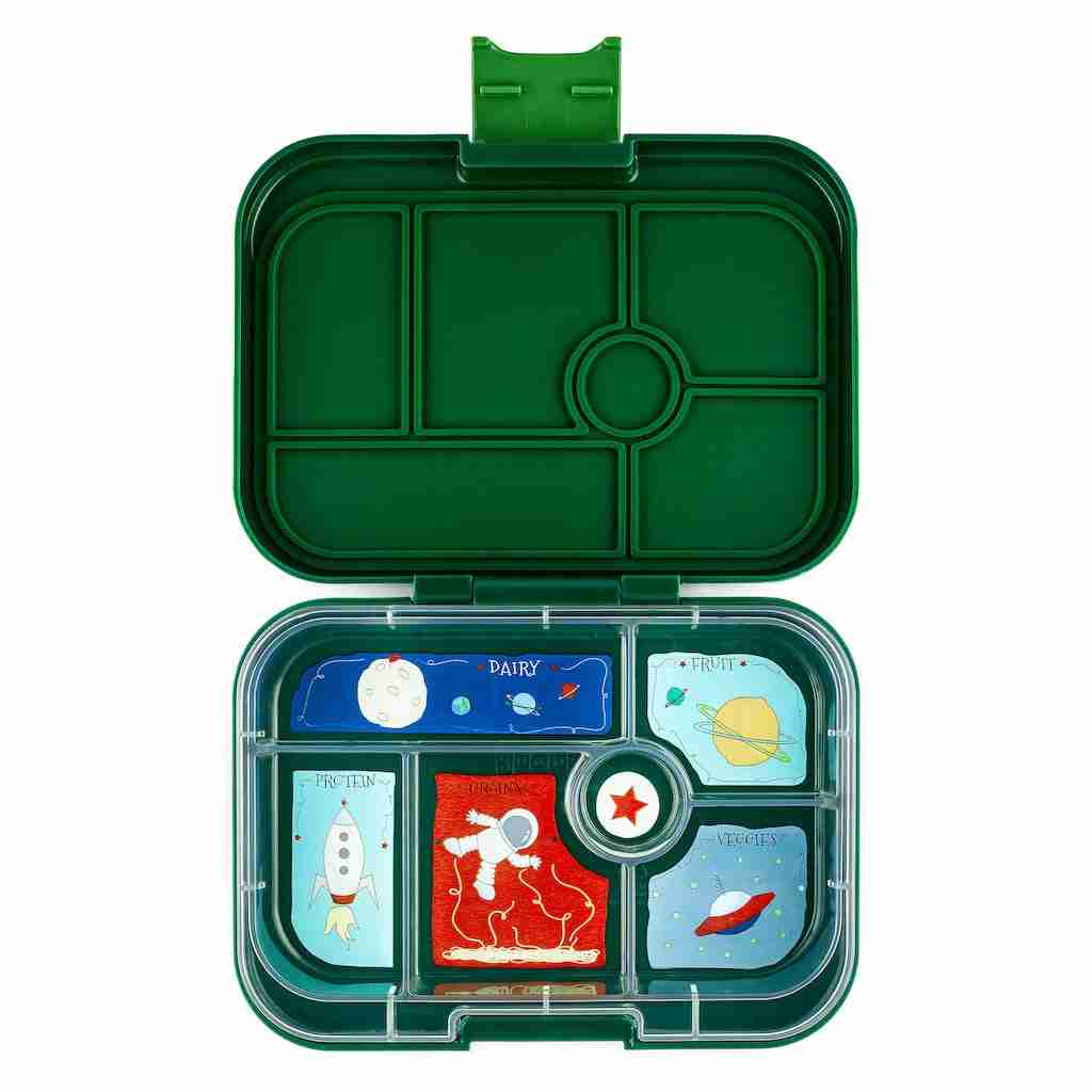 Yumbox Original 6 Compartment Bento Box: Serene Aqua - Paris Tray