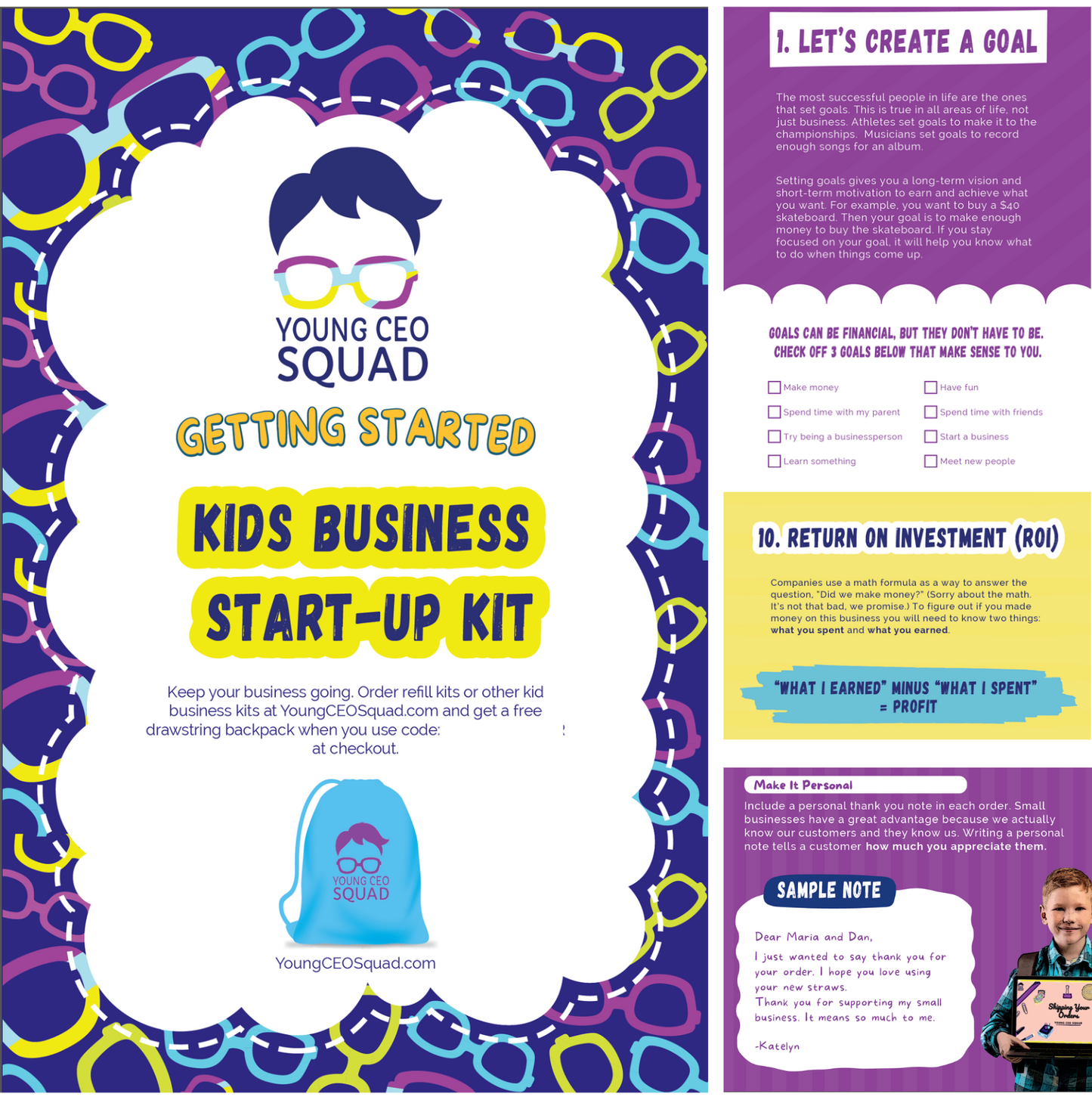 Kid Entrepreneur Kit : STICKERS