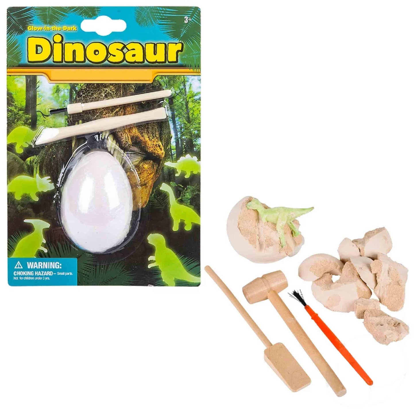 Glow In Dark Dinosaur Dig Set