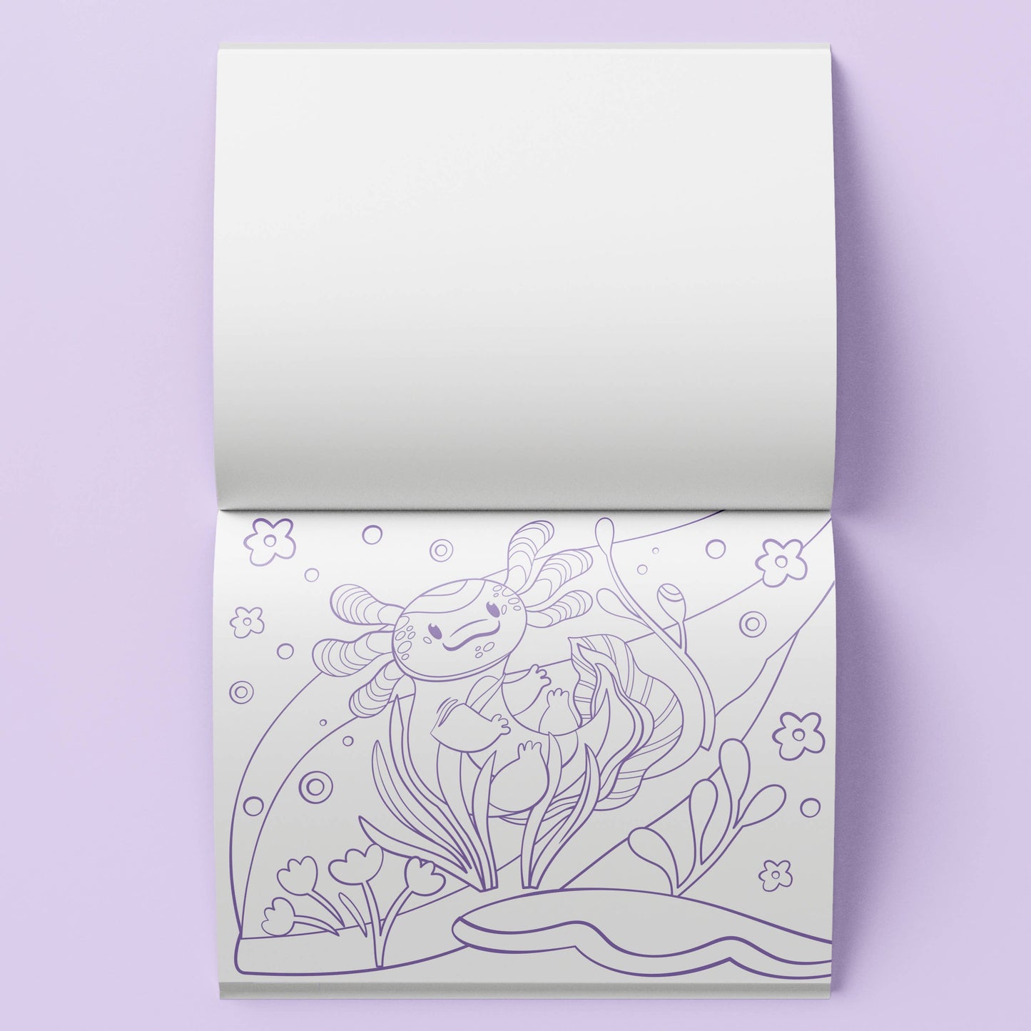 Axolotls Colouring Set with Lap Desk