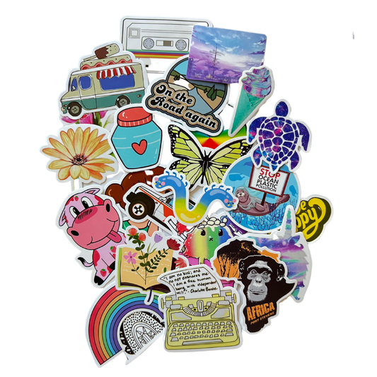 Bulk Vinyl Stickers - Family Friendly & Popular Designs: 200 pieces