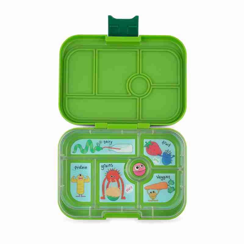 Yumbox Original 6 Compartment Bento Box: Serene Aqua - Paris Tray