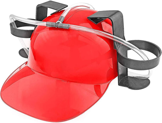 Beer Soda Guzzler Helmet (Red)