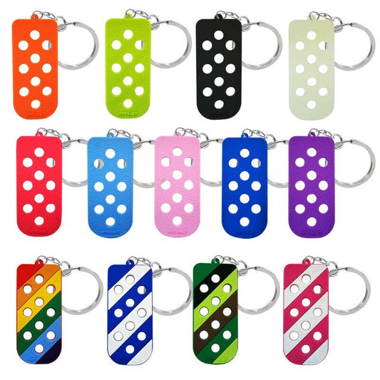 4 Croc Charms & Keychain