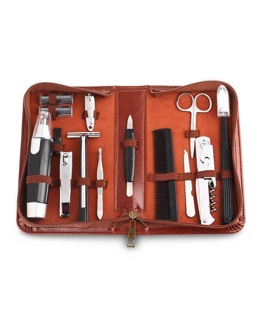 Men's Republic - Men's Grooming Kit - 12 Pieces in Zipper Ba